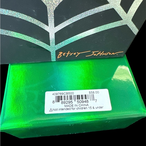 Betsey Johnson Glampire Purple Spider, Web & Baby Spider Necklace. 32”chain NWT - Picture 5 of 6